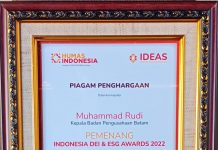 Gencar Informasikan Progress Pembangunan Batam, Kepala BP Batam Raih Anugerah