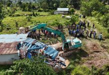 Tim Terpadu Kota Batam Tertibkan Bangunan Ilegal di Kurahan Sei Binti