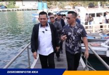 Kedatangan Gubernur Kepri Disambut Langsung Bupati Anambas di Pelabuhan Sri Siantan