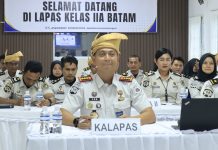 Menuju WBBM, Lapas Batam Terima Evaluasi Inspektorat Kemenimipas