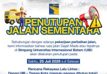 Tingkatkan Keselamatan dan Kenyamanan, BP Batam Lakukan Rekonstruksi Jalan Gajah Mada