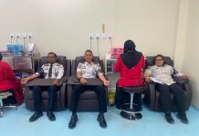 Semarak HUT ke-81 RI, Lapas Batam Bersama UPT Pemasyarakatan se-Kota Batam Gelar Donor Darah